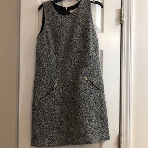 LOFT gray speckle dress